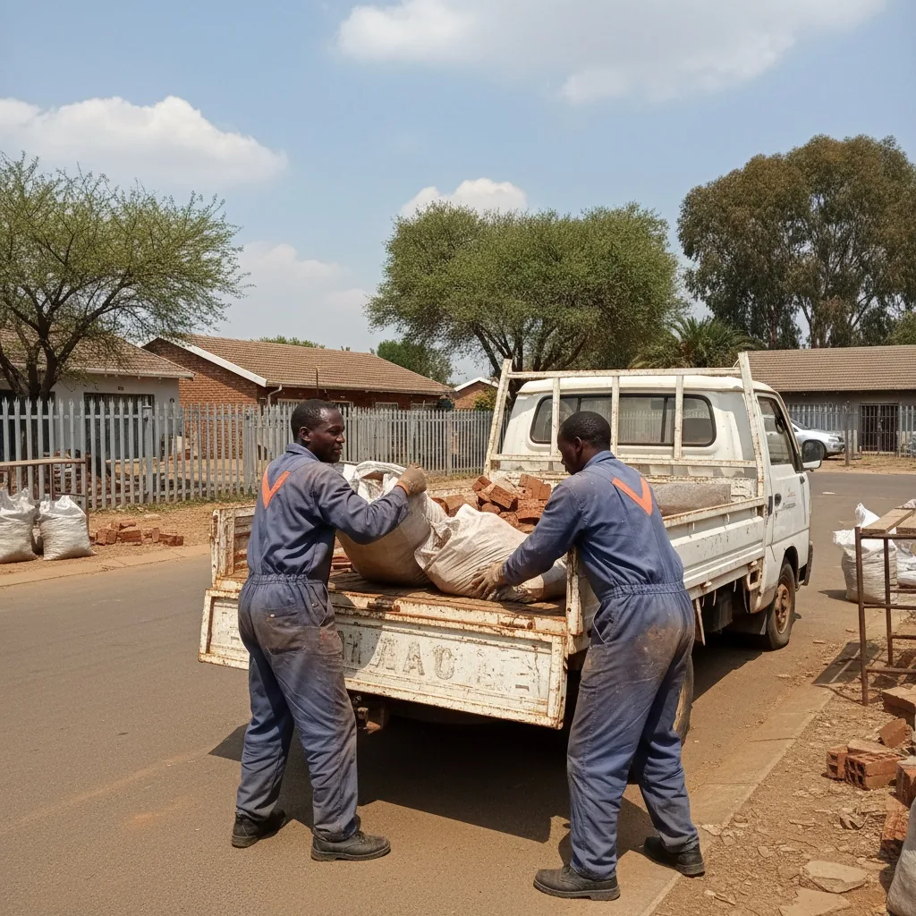 Rubble removal job in Roodepoort — recent project 9
